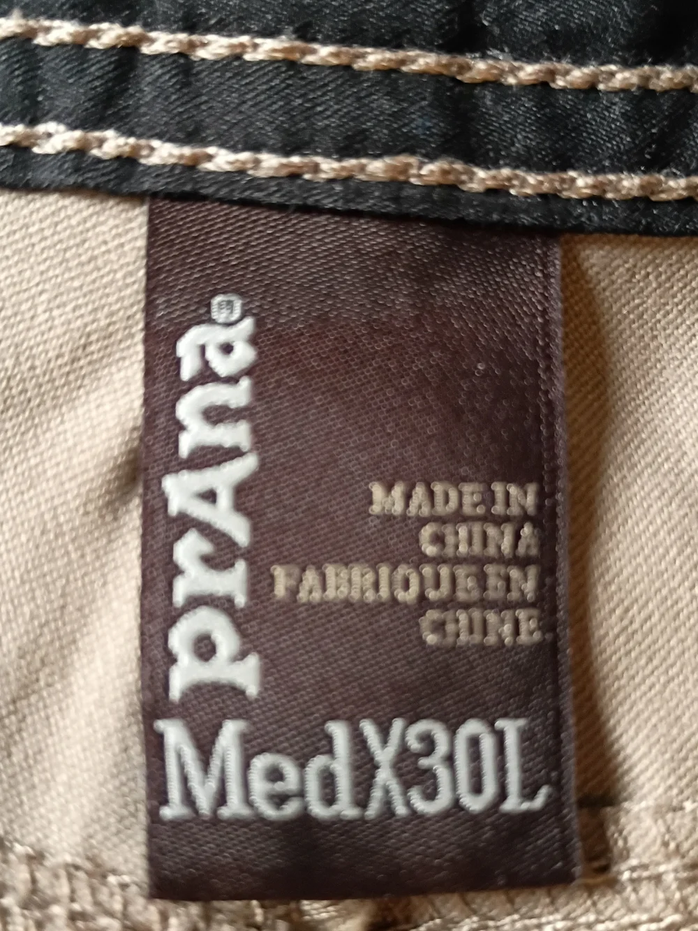 Prana Men's Cargo Pants in Light Tan